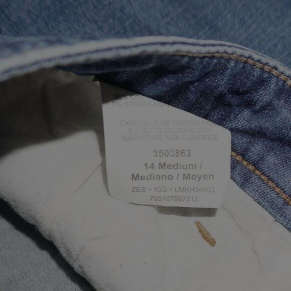 Lee Slender Secret Women's Jeans Size 14 Medium Boot Flare - Picture 5 of 6